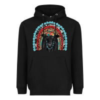 Black black angus  rainbow Heavyweight Hoodie - JahusDesignShop