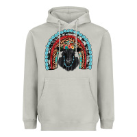 Moon Dust black angus  rainbow Heavyweight Hoodie - JahusDesignShop