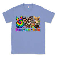 Colony Blue peace love  coffee Classic Tee - Zillion Design Studio