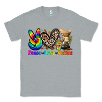Heather Grey peace love  coffee Classic Tee - Zillion Design Studio