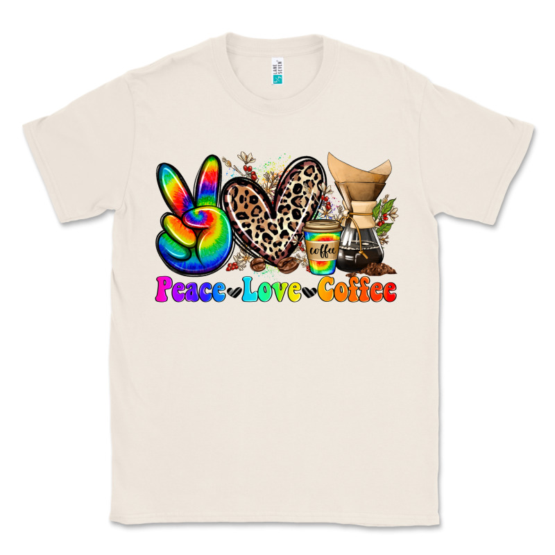 Peace Love  Coffee Classic Tee by Zillion Design Studio | Teevron