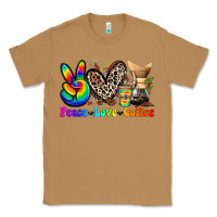 Toasted Coconut peace love  coffee Classic Tee - Zillion Design Studio