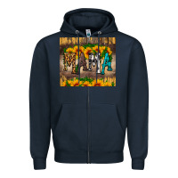 Navy mama tumbler Zipper Hoodie - HRA Design Shop