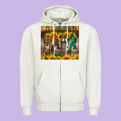 Mama Tumbler Zipper Hoodie Designed By Hra Design Shop