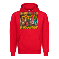 Red mama tumbler Zipper Hoodie - HRA Design Shop