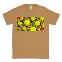 Toasted Coconut tennis ball with sunflower and racket  licence plato Classic Tee - BarkalooDesign