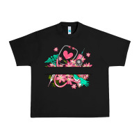 Black nurse flowers custom name design Urban Heavy Tee - RanaPortraitStore
