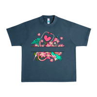 Nurse Flowers Custom Name Design Urban Heavy Tee | Teevron