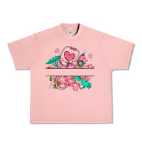 Salmon nurse flowers custom name design Urban Heavy Tee - RanaPortraitStore