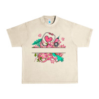 Sandshell nurse flowers custom name design Urban Heavy Tee - RanaPortraitStore