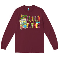 Burgundy tequila and summer Long Sleeve Tee - texasbilliewilder
