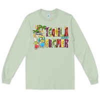 Matcha tequila and summer Long Sleeve Tee - texasbilliewilder