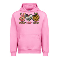 Peace Love Teach Urban Hoodie | Teevron