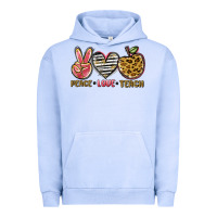 Pigment Grape Ice peace love teach Urban Hoodie - NancyCooperArtShop