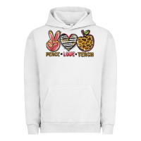 Pigment Lunar Rock peace love teach Urban Hoodie - NancyCooperArtShop