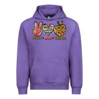 Tulip peace love teach Urban Hoodie - NancyCooperArtShop
