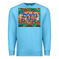 Ocean Blue american babe Premium Sweatshirt - Artiststas