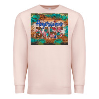 Pale Pink american babe Premium Sweatshirt - Artiststas