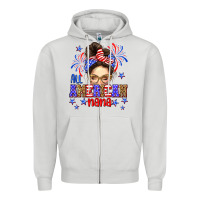 Dove Grey All American nana Zipper Hoodie - Neo Western