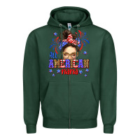 Sports Green All American nana Zipper Hoodie - Neo Western