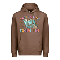 Chestnut books are my social life Premium Hoodie - MaliasSmallBusiness