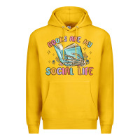 Lemon books are my social life Premium Hoodie - MaliasSmallBusiness
