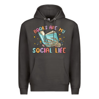 Smoke books are my social life Premium Hoodie - MaliasSmallBusiness