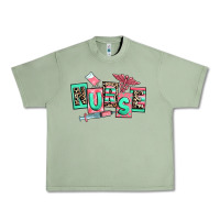 Oil Green nurse Urban Heavy Tee - RanaPortraitStore