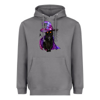 Storm black witch cat Heavyweight Hoodie - BundleAndBundleShop