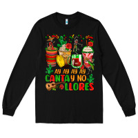 Black ay ay ay ay canta y no llores coffee cups Long Sleeve Tee - Zillion Design Studio