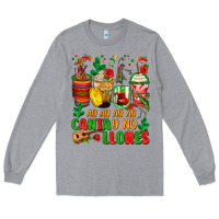 Heather Grey ay ay ay ay canta y no llores coffee cups Long Sleeve Tee - Zillion Design Studio