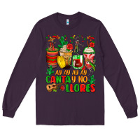 Plum ay ay ay ay canta y no llores coffee cups Long Sleeve Tee - Zillion Design Studio