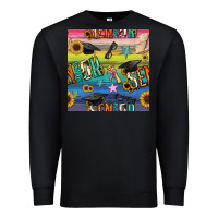 Black graduation seamless pattern Premium Sweatshirt - BundleAndBundleShop