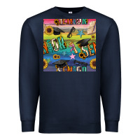 Navy graduation seamless pattern Premium Sweatshirt - BundleAndBundleShop