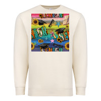 Sandshell graduation seamless pattern Premium Sweatshirt - BundleAndBundleShop