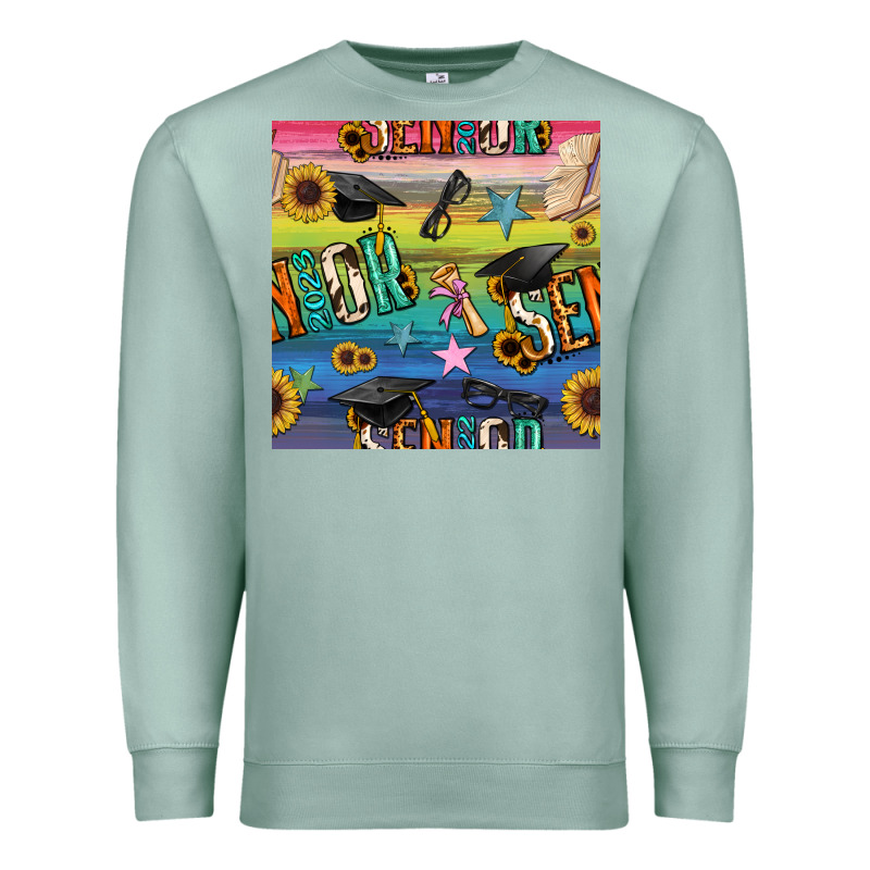 Graduation Seamless Pattern Premium Sweatshirt by BundleAndBundleShop | Teevron