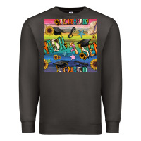 Smoke graduation seamless pattern Premium Sweatshirt - BundleAndBundleShop