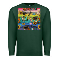 Sports Green graduation seamless pattern Premium Sweatshirt - BundleAndBundleShop