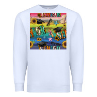 White graduation seamless pattern Premium Sweatshirt - BundleAndBundleShop