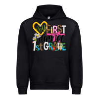 Black my first day of 1st grade Urban Hoodie - NancyCooperArtShop