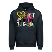 Navy my first day of 1st grade Urban Hoodie - NancyCooperArtShop
