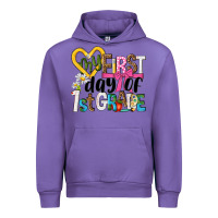 Tulip my first day of 1st grade Urban Hoodie - NancyCooperArtShop