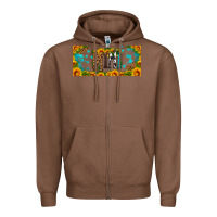 Chestnut mini sunflower libbey cup Zipper Hoodie - HRA Design Shop