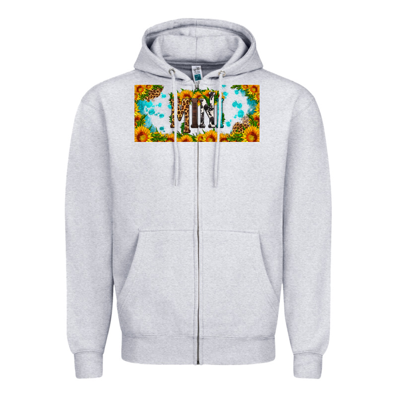 Mini Sunflower Libbey Cup Zipper Hoodie by HRA Design Shop | Teevron