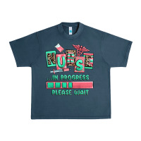 Midnight Navy nurse in progress please wait Urban Heavy Tee - RanaPortraitStore