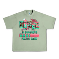 Oil Green nurse in progress please wait Urban Heavy Tee - RanaPortraitStore
