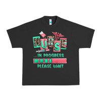Pigment Black nurse in progress please wait Urban Heavy Tee - RanaPortraitStore