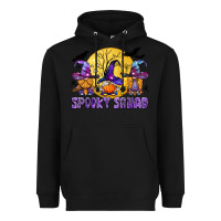 Black spooky squad Heavyweight Hoodie - BundleAndBundleShop