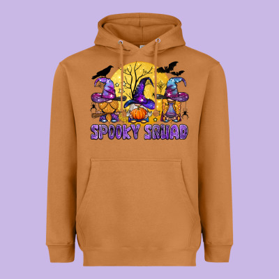 Spooky Squad Heavyweight Hoodie Designed By Bundleandbundleshop