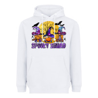 White spooky squad Heavyweight Hoodie - BundleAndBundleShop